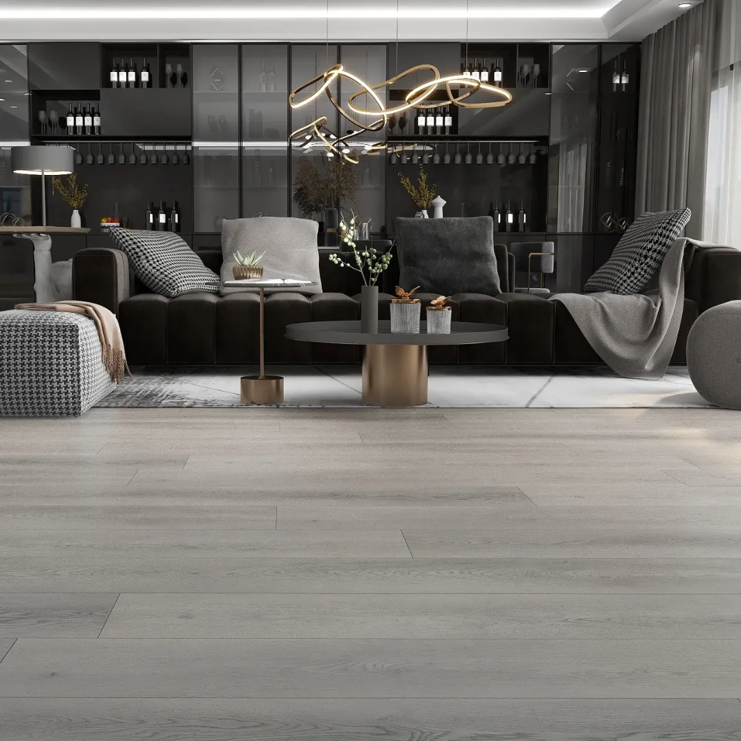 SPC vinyl plank installed in a Las Vegas living room